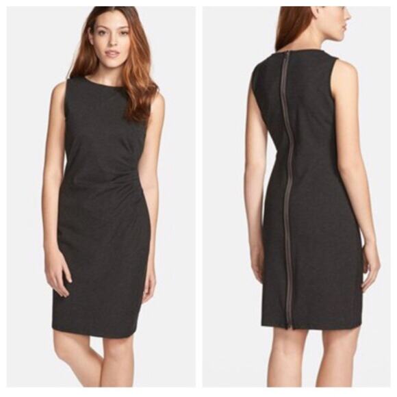Kenneth Cole Sheath, Black Dress Size 4 - Picture 1 of 7